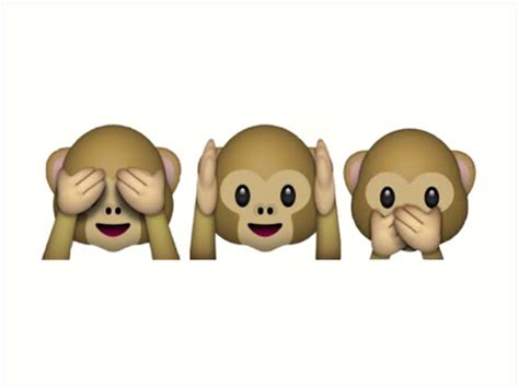 3 monkeys emoji - Google Search Mono Emoji, Emoji Singe, Hello Giggles, Mario Characters, Disney ...