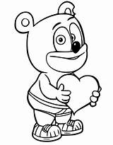 Gummy Bear Coloring Pages sketch template