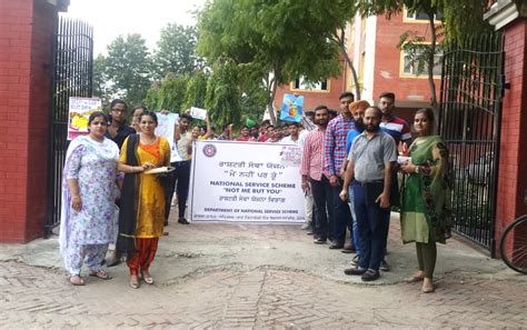 NSS Wing of Khalsa College organized awareness rally for a healthy life - Chandigarh City News