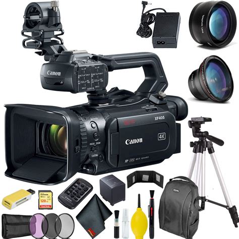 Canon XF405 4K UHD 60P Camcorder +Dual Pixel Autofocus Pro Bundle | eBay