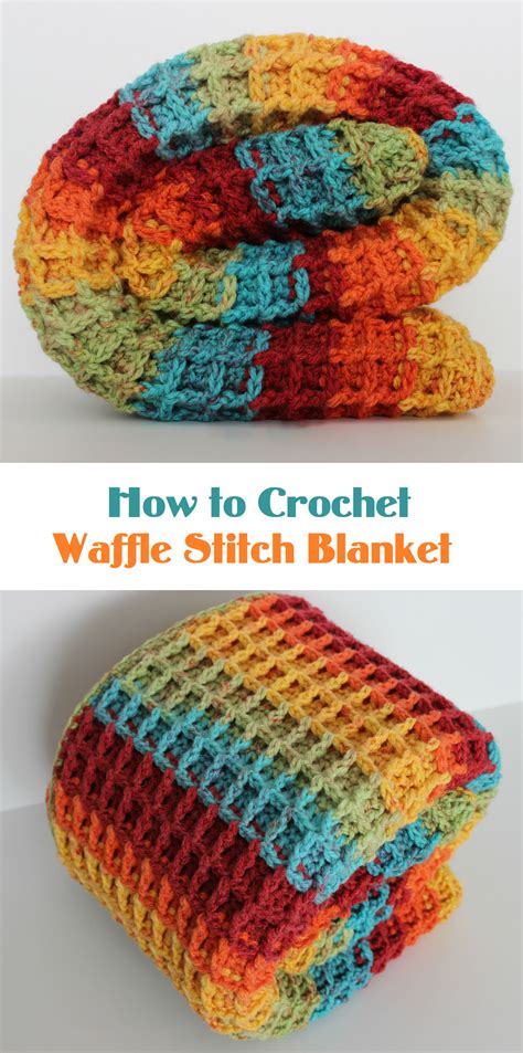 How to Crochet a Waffle Stitch Blanket – Design Peak