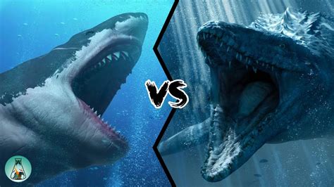 MEGALODON VS MOSASAURUS - Who Would Win? - YouTube