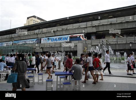 BTS station near Siam Paragon , Bangkok , Thailand Stock Photo - Alamy