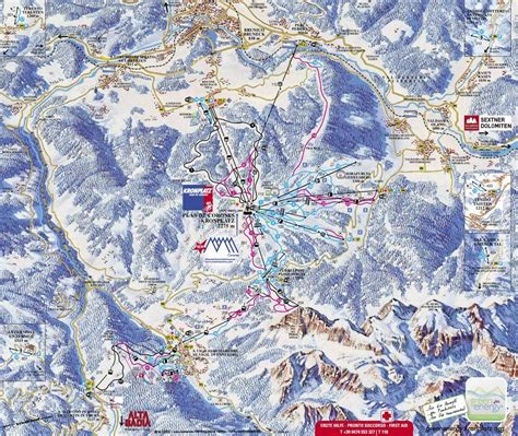 Kronplatz - Ski Resorts Italy - ski map - Ski Resorts Italy - slopes ...