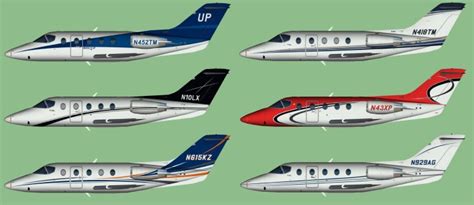 Wheels Up Private Jets Hawker 400XP fleet, 32 aircraft