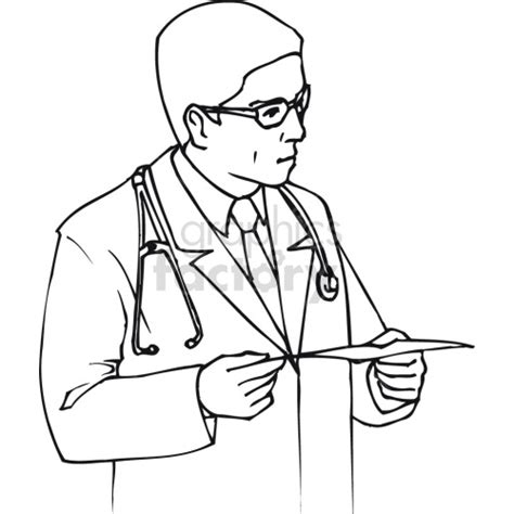 Doctor Clip Art Black And White