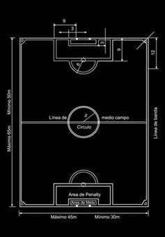 medidas-futbol7-infantil-futbol5 | Cancha de futbol, Canchas futbol 5, Canchas