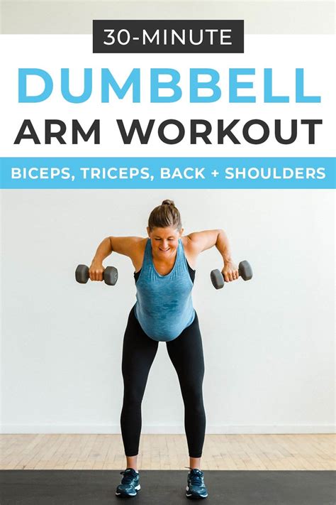 30-Minute Dumbbell Arm Workout (Video) | Nourish Move Love