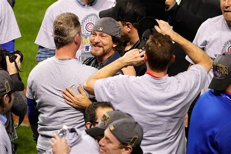 Eddie Vedder + Others React to Chicago Cubs World Series Win