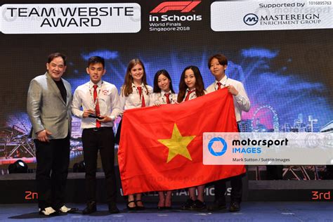 Team Website Award winners at F1 in Schools World Finals, Resorts World Sentosa, Singapore ...