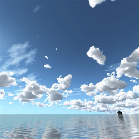 3d model sky clouds