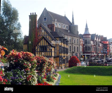 CASTLE GATES HOUSE SHREWSBURY Stock Photo - Alamy