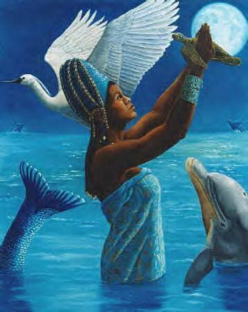 Mami Wata, the most celebrated mermaid-like deity from Africa who crossed over to the West ...