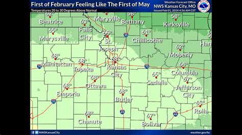 Kansas City weather forecast: High of around 70 on Feb. 1 | Kansas City Star