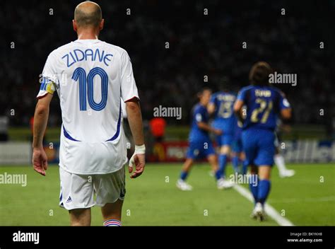 Zinedine Zidane of France in action during the 2006 FIFA World Cup ...