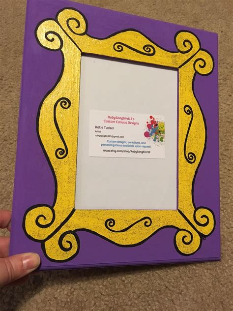 FRIENDS Purple Door Yellow Frame 5 X 7 Photo Slot | Etsy