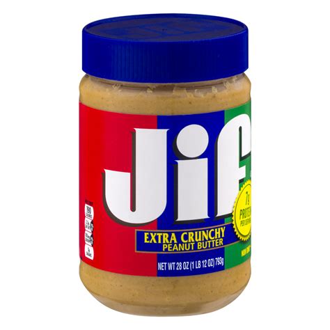 Jif Extra Crunchy Peanut Butter 28oz Jar | Garden Grocer