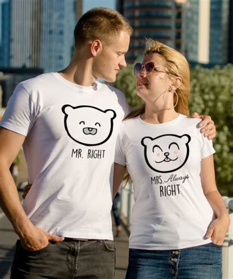 Matching Couple T-shirts ‒ Funny T shirts Packed In Magic Box