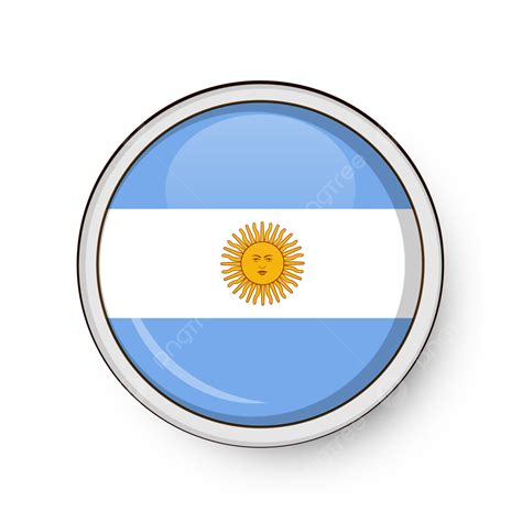 Argentina Circle Flag Vector, Argentina Circle Flag, Argentina Flag ...