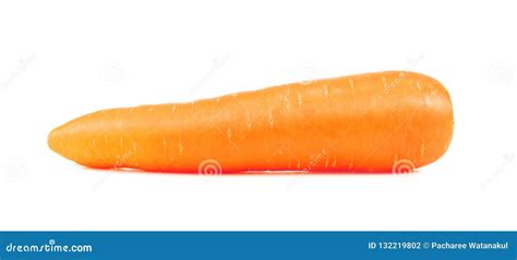 Carrot Isolated On The White Background Stock Photo - Image of harvest, ingredient: 132219802