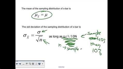 Day 3 video sampling distribution of x-bar - YouTube