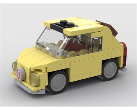 LEGO MOC Mini Fiat 500 by Rauy | Rebrickable - Build with LEGO