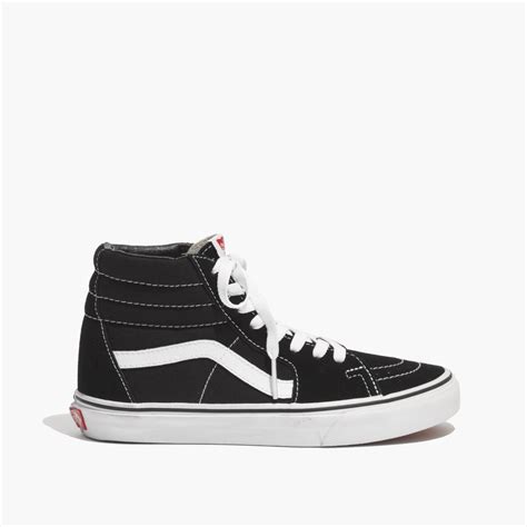 Madewell Vans& Classic Sk8-Hi High-Tops In Canvas in Black | Lyst