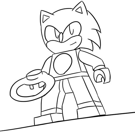 Sonic: The Lego Dimension :Lineart: by Xero-J on DeviantArt