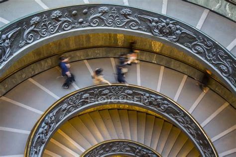 Stairs at Vatican museum — travel destination, travel - Stock Photo ...