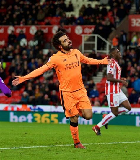 Mohamed Salah Goal Celebration vs Stoke City