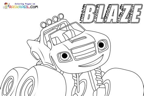 Coloring Pages Of Blaze And The Monster Machines