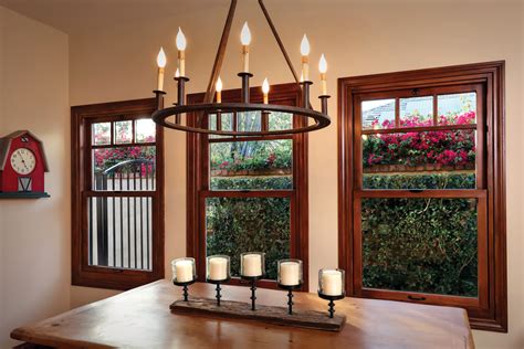 Milgard Essence Series Double Hung Fiberglass and Wood Windows