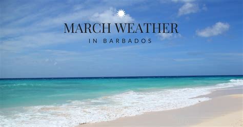 Barbados weather in March