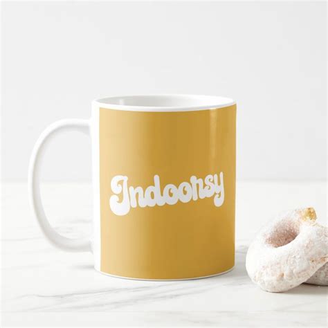 Indoorsy Funny Cute Quote Coffee Mug Size: 11 oz. Color: White. Gender: unisex. Age Group: adult ...