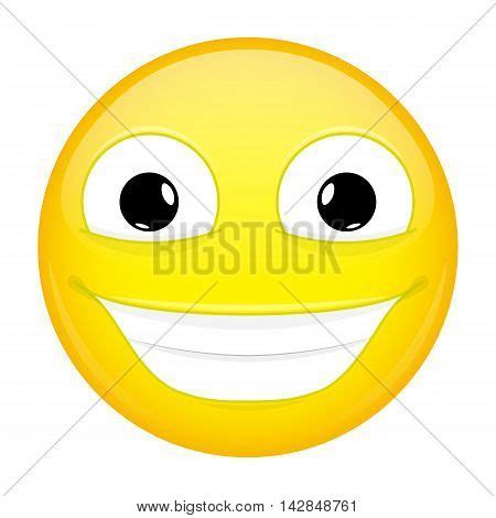 Broadly Smiling Emoji Image & Photo (Free Trial) | Bigstock