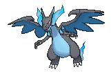 Mega Charizard X Sprite. Generation VI by The-National-Pokedex on DeviantArt