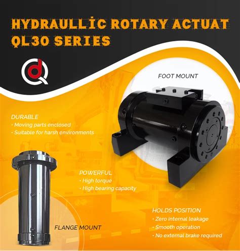 New Design Helical Hydraulic Rotary Actuator L30 360 Degree Rotation ...