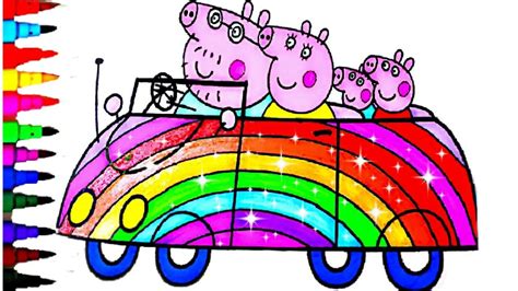 PEPPA PIG BEST LEARNING Coloring Book / Coloring Pages SUPER SPARKLE ...