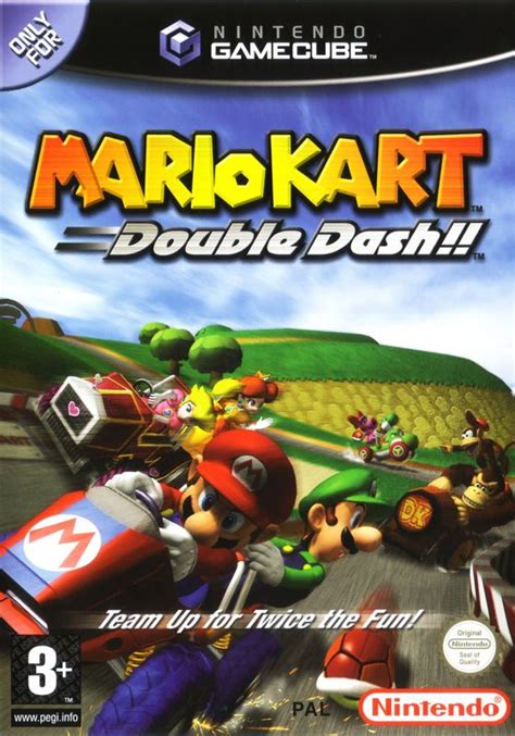 Mario Kart: Double Dash!! (2003) GameCube box cover art - MobyGames