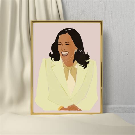 Kamala Harris Print Kamala Harris Wall Art Powerful Woman - Etsy