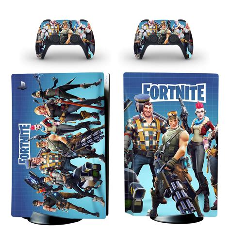 Fortnite decal skin for PS5 disc Console with 2 Controllers