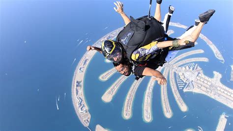 SKYDIVE DUBAI over THE PALM JUMEIRAH. - YouTube