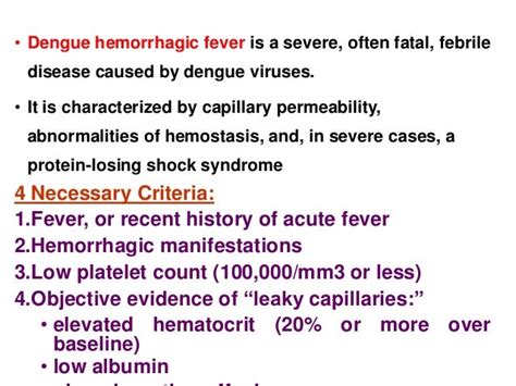 Dengue fever ,Dengue shock syndrome