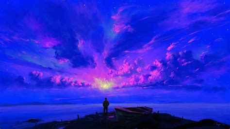 Watching Artistic Sunset Clouds Wallpaper, HD Artist 4K Wallpapers ...