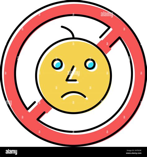 child prohibition sign color icon vector illustration Stock Vector Image & Art - Alamy
