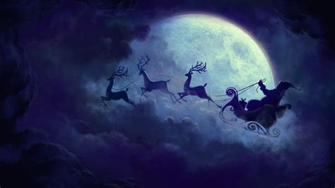 Wallpaper : 6000x3375 px, Christmas, reindeer, Santa Claus 6000x3375 ...