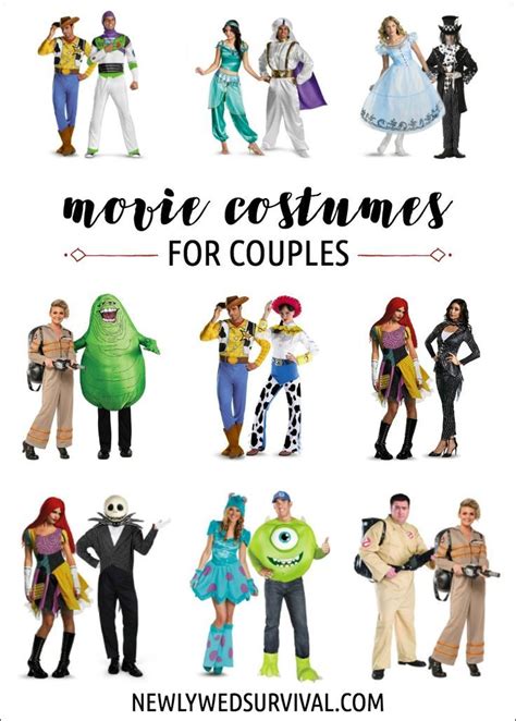 Top Movie Costumes for Couples | Couples costumes, Disney couple costumes, Movie character costumes