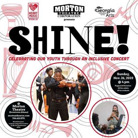 Morton Theatre Corporation Presents - "SHINE! Celebrating Our Youth in Concert" — Morton Theatre