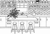 Kitchen Coloring Vector Art Icons And Graphics For Free Download sketch template