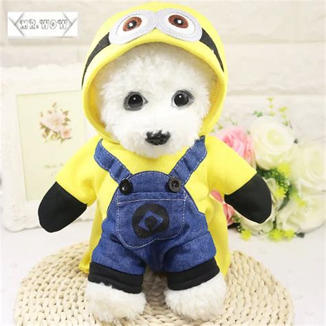 Dog two legs transfiguration puppy clothes pet out clothing cute Small ...